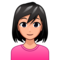 Woman - Medium Light emoji on Emojidex